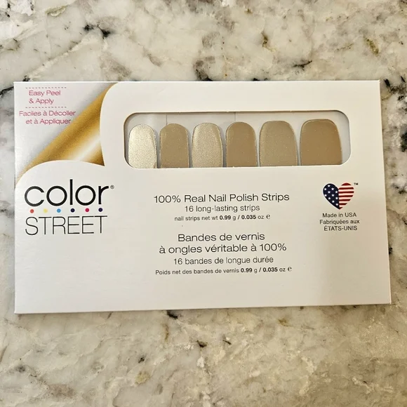 Color Street Nail Polish Strips - Stay Golden NWT - Picture 1 of 5